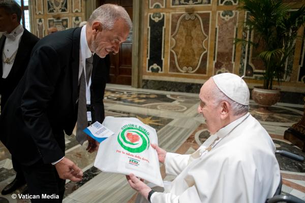 D.G. Stefano Dorbolò con il Papa Francesco