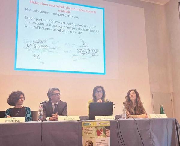 Foto del congresso "La scuola in Ospedale e l’Irccs Burlo Garofolo – Un’alleanza che cura in Pediatria"