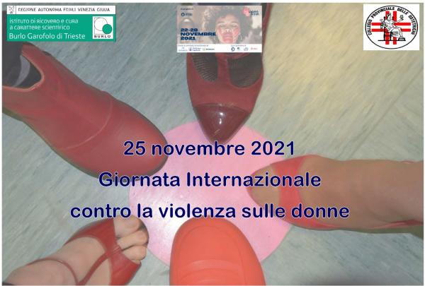 foto locandina infopoint 25 novembre Gionata Internazionale contro la violenza sulle donne